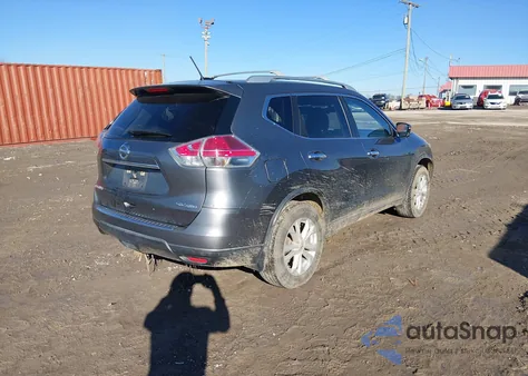 2015 Nissan Rogue Sv z USA, uszkodzony, nr VIN KNMAT2MV8FP500453